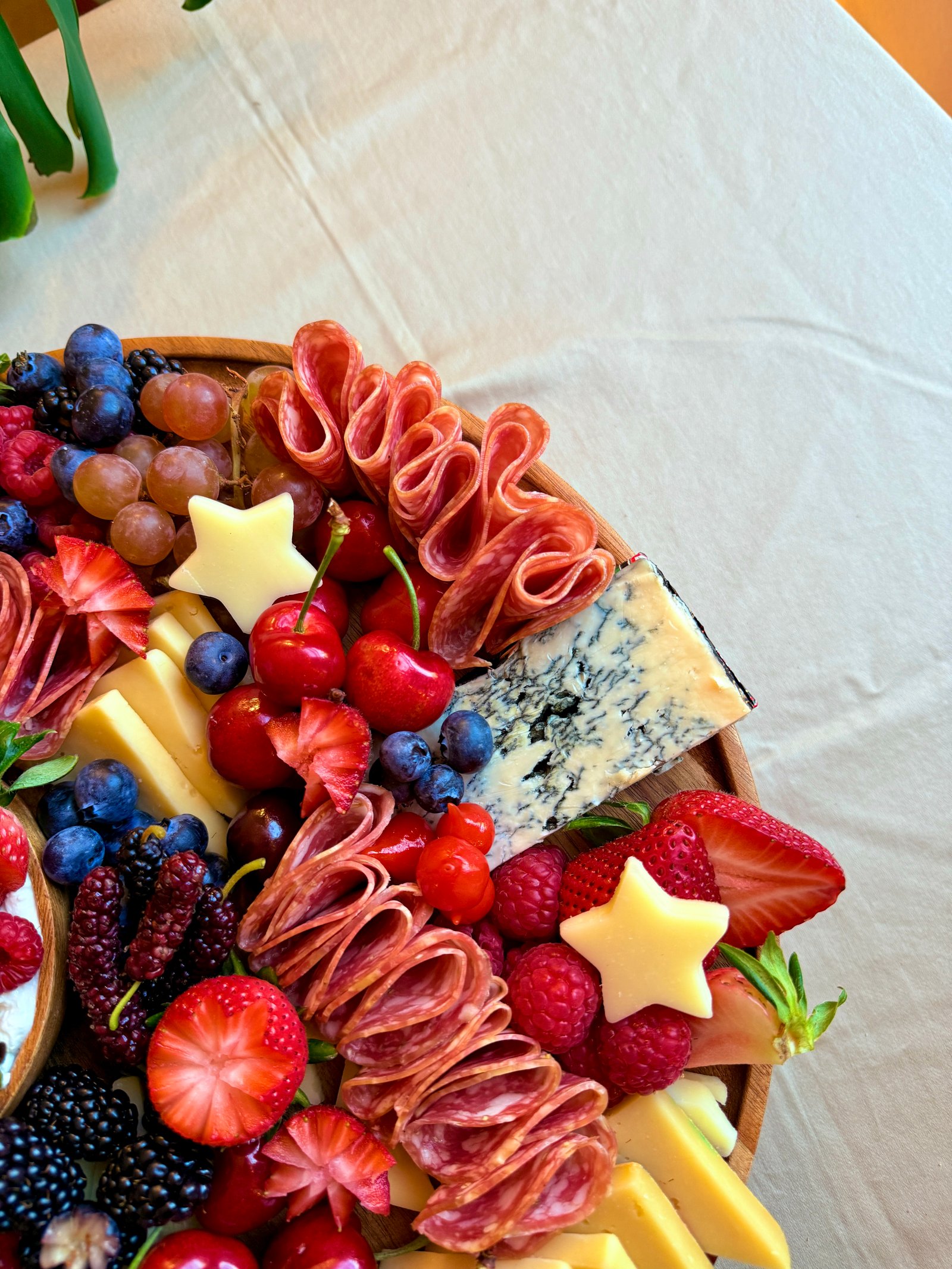 Small charcuterie board view