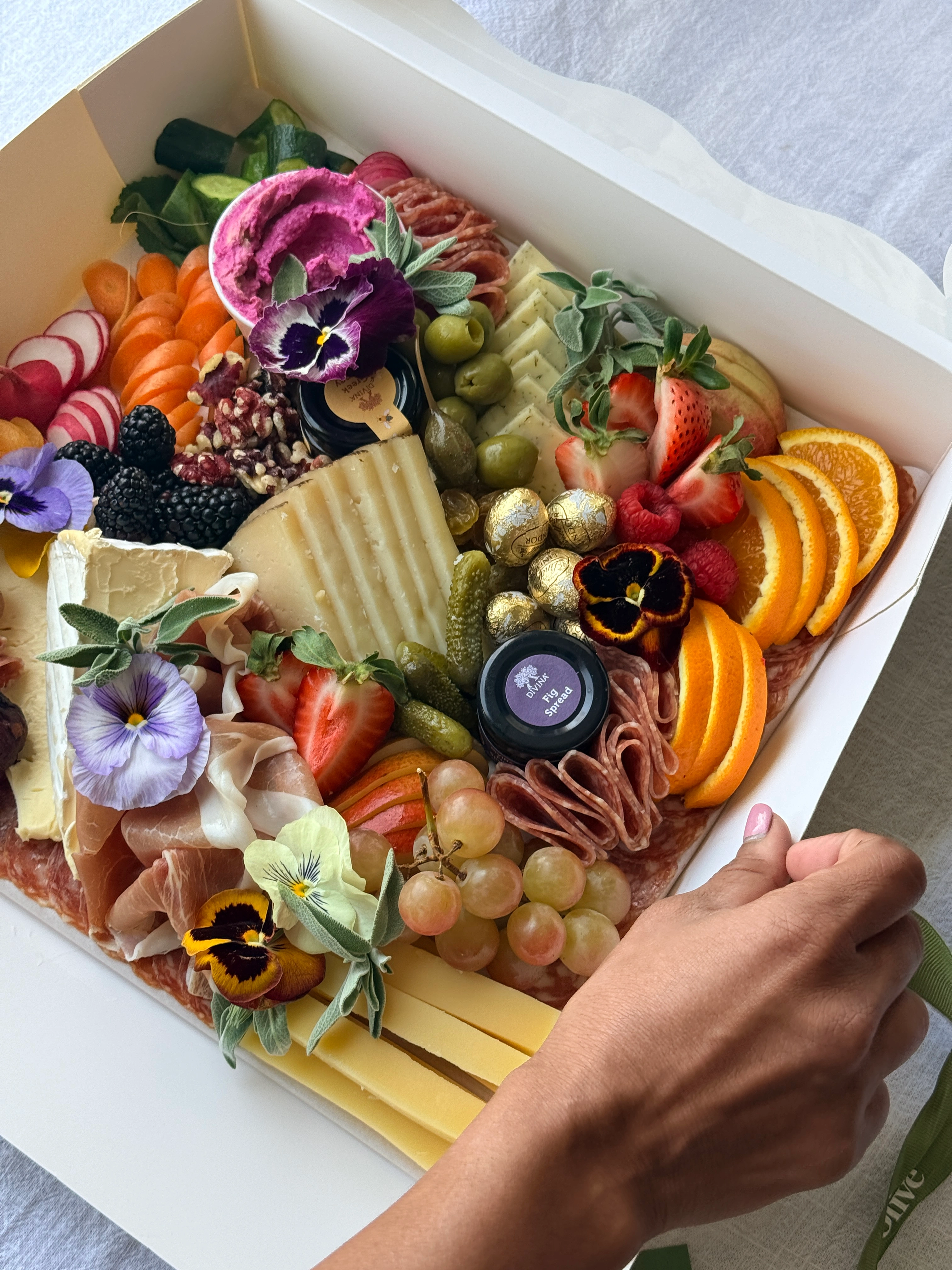 Christmas charcuterie board