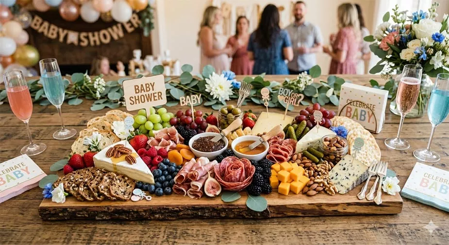 baby shower charcuterie board