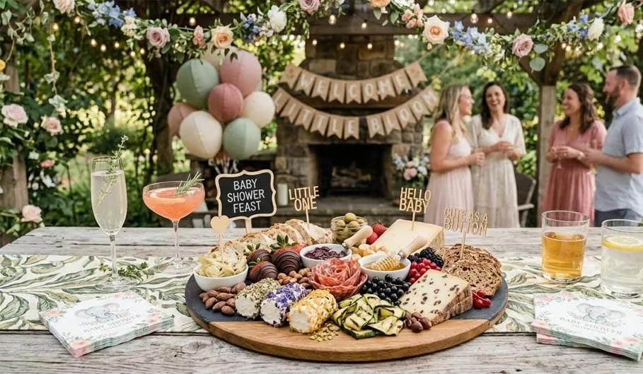 Charcuterie Board for Baby Shower