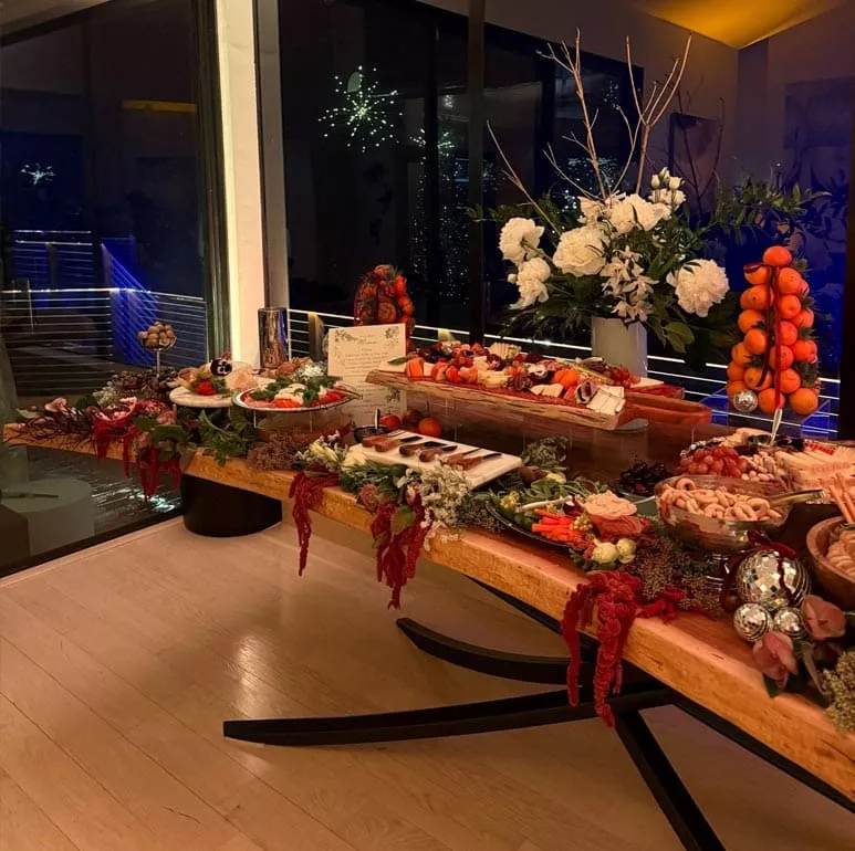 Festive seasonal charcuterie board