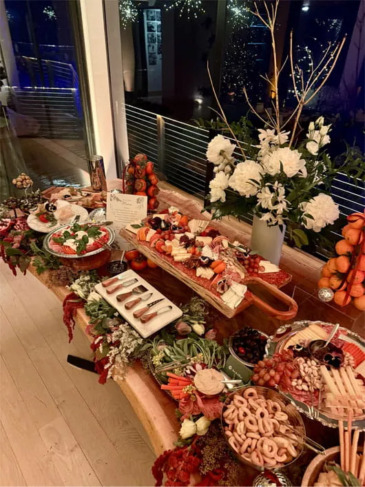 Bridal Shower Grazing Table in Los Altos
