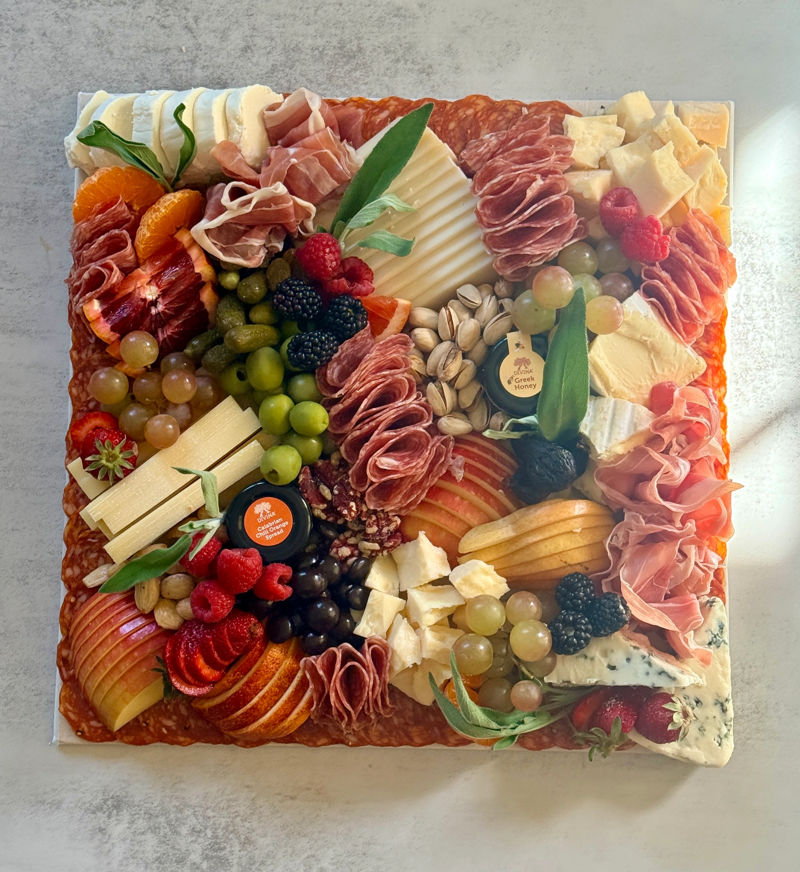 Date night charcuterie board