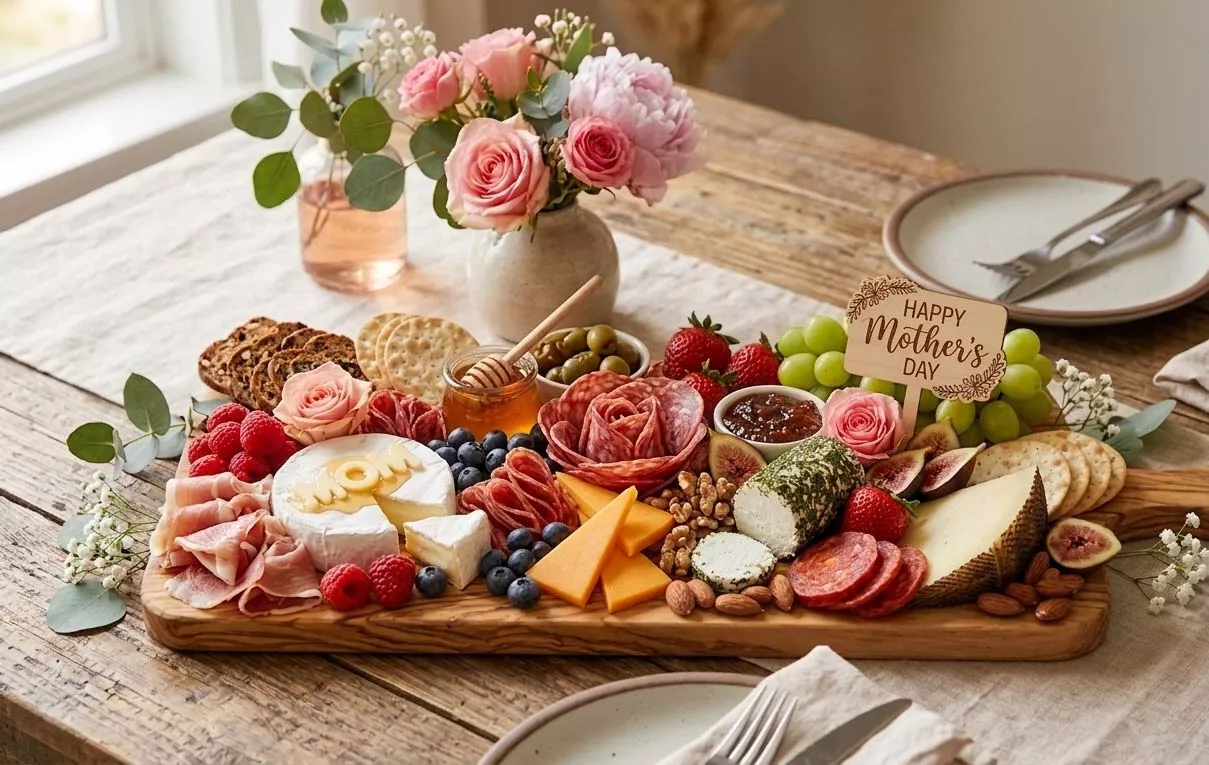 Charcuterie Board for Mother's Day Different